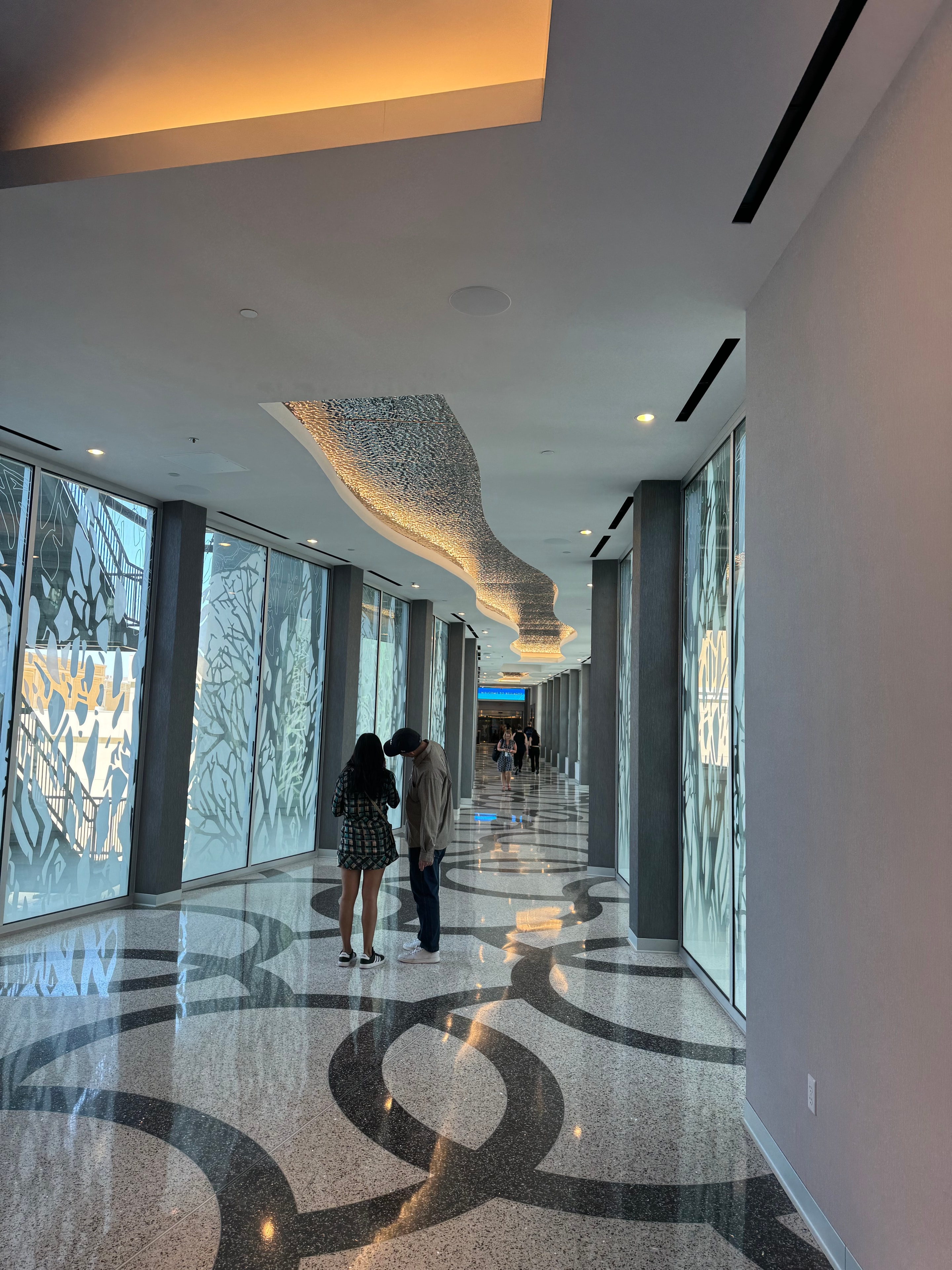 Vdara / Bellagio / Cosmopolitan — Connected Walkway Ceiling